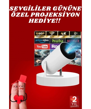 Sevgiliye Özel Hediye Ayaklı Sinema Projektörü Projeksiyon