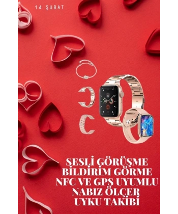 Sevgiliye Özel Yeni Nesil Akıllı Saat Çiftlere Özel Kampanya Çift Saatleri