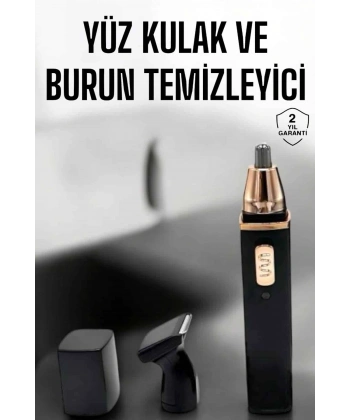 Seyahat Tipi Mini Taşınabilir Siyah Burun Kulak Yanak Kıl ve Tüy Temizleme Makinesi