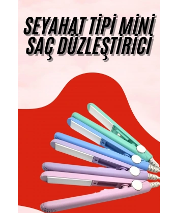 Seyahat Tipi Taşınabilir Saç Düzleştirici Saç Şekillendirici Yüksek Isı Ayarlı