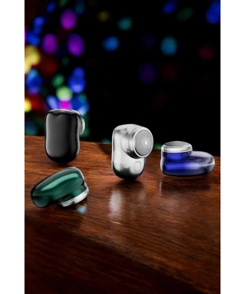 Seyahat Tipi Tıraş Makinesi Taşınabilir Kablosuz Mini Paslanmaz Çelik