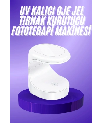 Seyehat Tipi Mini Oje Kurutucu Ultraviole Mor Işık Protez Tırnak Kurutucu