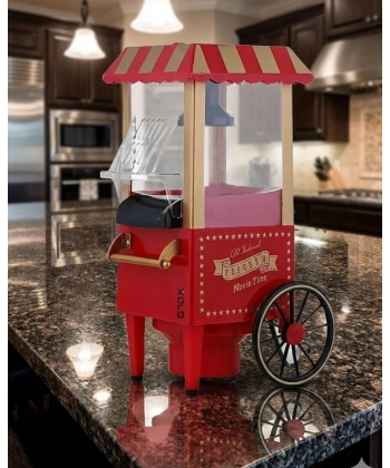 Sıcak Hava Teknolojili Yapışmaz Popcorn Makinesi