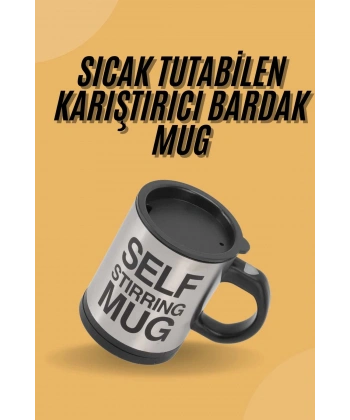 Sıcak Tutan Termos Bardak Kendi Kendini Karıştıran Mikser Kupa