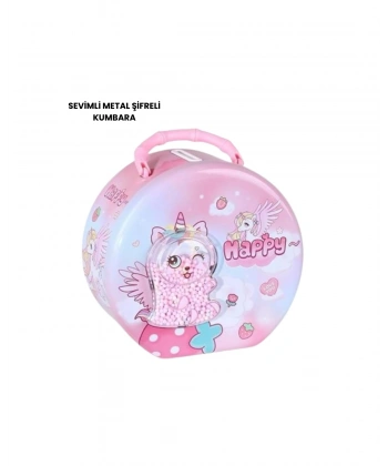 ŞİFRELİ KUMBARA PEMBE