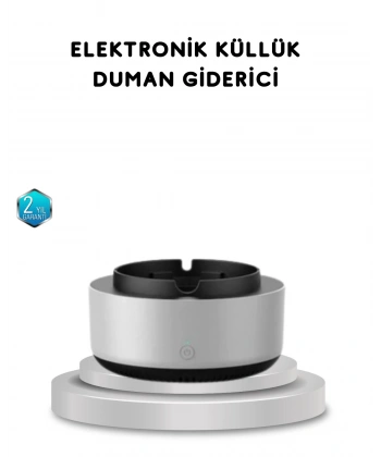 Sigara Dumanı ve Koku Giderici Hava Temizleyici Küllük – 2 Katmanlı Filtreli