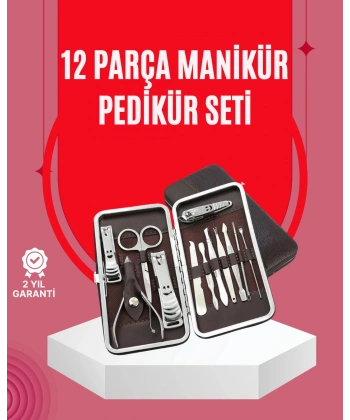 Şık ve Dayanıklı Çok Amaçlı Kişisel 12 Bakım Seti