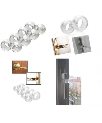 Silikon Kapı & Pencere Vurma Önleyici Stoper Kapı Tamponu 4 Adet