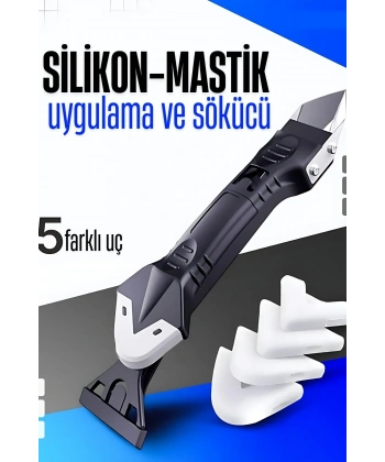 Silikon Mastik Tutkal Sökme ve Uygulama Kiti