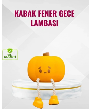 Silikon Pumpkin Night Light Telefon Tutuculu LED Lamba