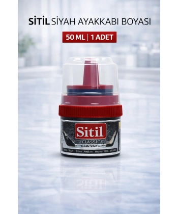 Sitil Classic Ayakkabı Boyası Siyah Parlatıcı Süngerli 1 Adet
