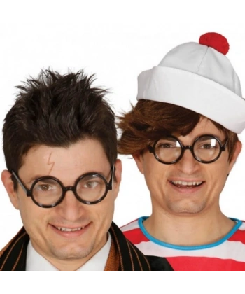 Siyah Çerçeveli Numarasız Camlı Öğrenci Şaka Gözlüğü 1 Adet