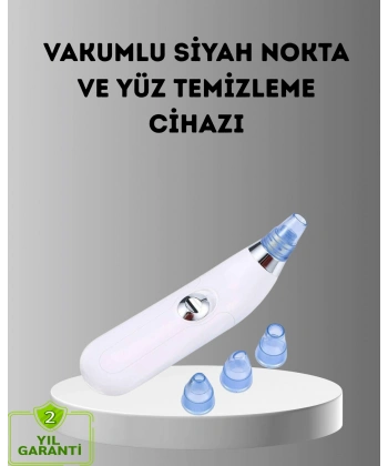 Siyah Nokta ve Gözenek Temizleyici Vakumlu Cihaz – Masajlı Derin Temizlik Teknolojisi