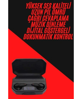 Siyah Profesyonel  Kulaklık HD Mikrofonlu Çağrı Cevaplayabilen