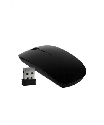 Siyah Wireless Kablosuz Sessiz Mouse Bluetooth Bağlantılı