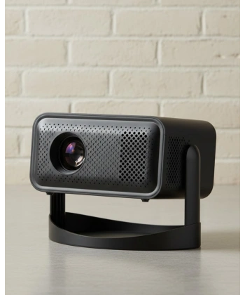 Smart Projector Android TV Taşınabilir Gimbal Standlı