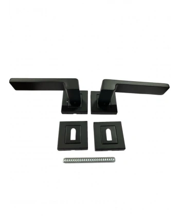 Sofuoğlu Rozet Anka Mat Siyah Oda Kapı Kolu