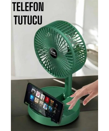 Soğutucu Vantilatör Telefon Standlı Mini Fan