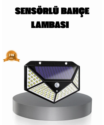 Solar Güçlü 100 LED Bahçe Lambası – Enerji Tasarruflu, Suya Dayanıklı ve Geniş Açılı Işık