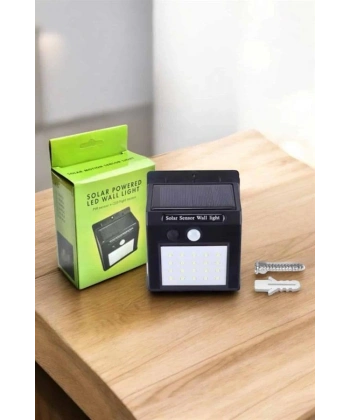 Solar Güneş Enerji Panelli Sensörlü Lamba Enerji Tasarruflu
