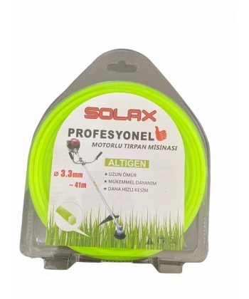 Solax Altıgen Tırpan Misinası 3,3 mm 41 Metre