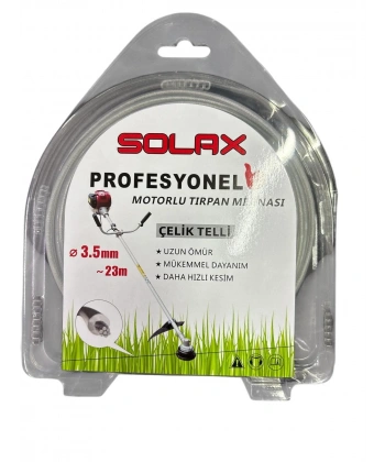 Solax Çelik Telli Tırpan Misinası 3,5 mm 23 Metre