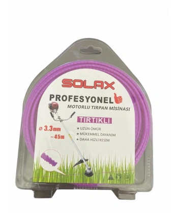 Solax Tırtıklı Tırpan Misinası 3,3 mm 45 Metre