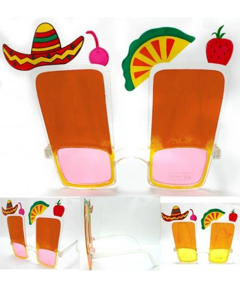 Sombrero Hawaii Fiesta Meyve Figürlü Yaza Merhaba Gözlük