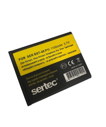 SERTEC - SONY / ERİCSON  SR-BST-40 / P1 I Uyumlu Batarya