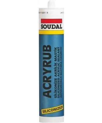 Soudal Acryrub Silikonize Mastik 310 ml Antrasit