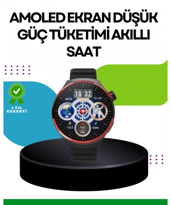 Spor ve Sağlık Takipli Akıllı Saat Kablosuz Şarj