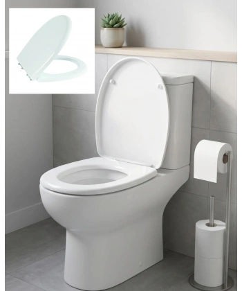 Standart Klozet Kapağı Kolay Montaj Dayanıklı Plastik Universal Uyumlu Tasarım