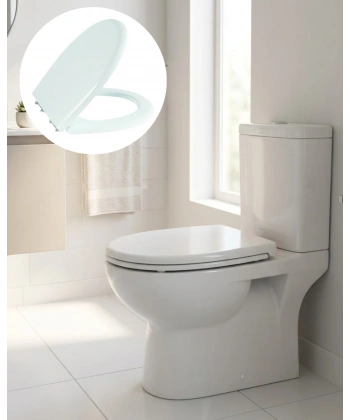 Standart Klozet Kapağı Universal Uyumlu Kolay Temizlik Kaydırmaz Taban Tasarım