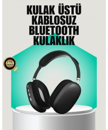 Stereo Ses Kaliteli Bluetooth Kulaklık | Katlanabilir ve Ergonomik Tasarım