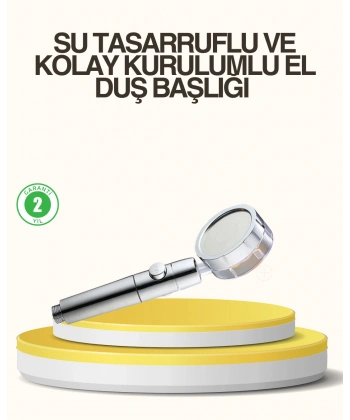 Su Basıncını Artıran Sızdırmaz Duş Başlığı