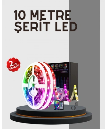 Su Geçirmez 10M Smart Şerit Led TV Arkası ve Oda Dekorasyonu İçin