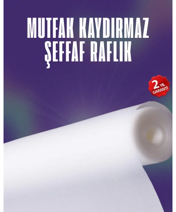 Su geçirmez kaydırmaz raflık ve çekmece astarı 3 metre