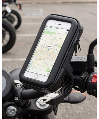 Su Geçirmez Motosiklet Scooter Telefon Standı Dokunmatik Ekranlı Bisiklet Tutucu