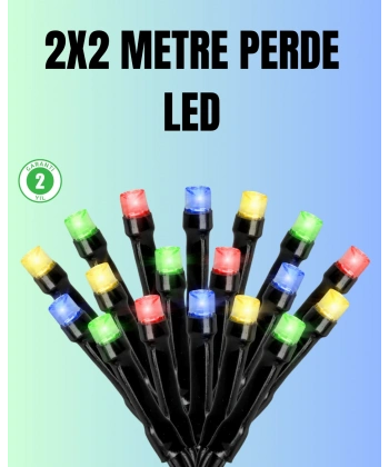 Su Geçirmez Pil Çalışan LED Perde Işık – İç ve Dış Mekan