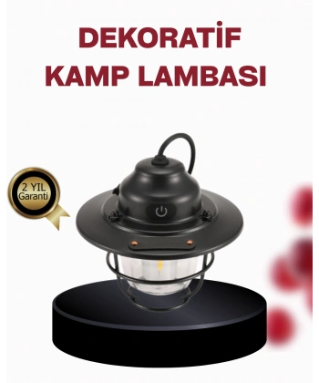 Su Geçirmez Taşınabilir Çadır Gece Lambası
