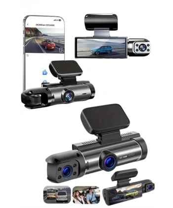 Sürüş Kamerası Video Kaydedici Hareket Algılama Gece Görüşlü