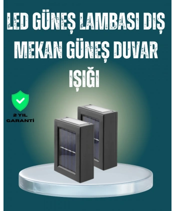 Suya Dayanıklı Güneş Enerjili Bahçe Lambası