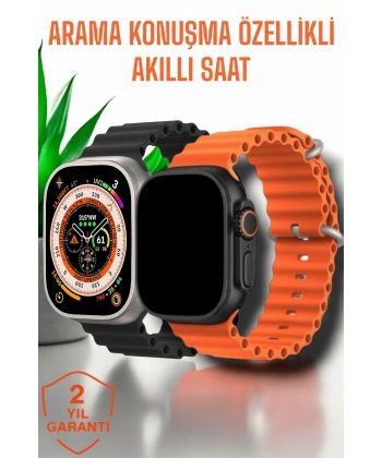 Suya ve Toza Dayanıklı 45 MM Akıllı Saat Bildirim ve Cevapsız Çağrı Görüntüleme