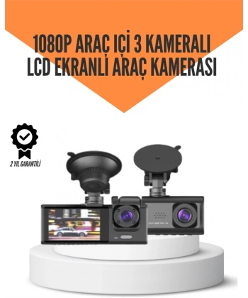 TA-01 LCD Ekranlı Gece Görüşlü Araç Kamerası