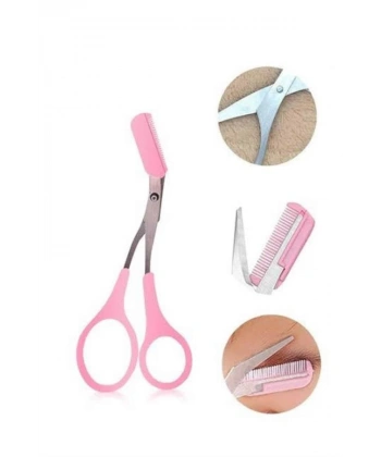 Taraklı Kaş Bıyık Makası Ve Kaş Ustura Seti Kaş Bıyık Tüy Alma Epilasyon Aleti 2li Set