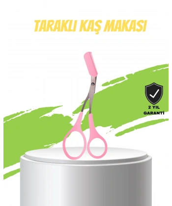 Taraklı Kaş Düzeltme Makası – Hassas Şekillendirme ve Kolay Kullanım