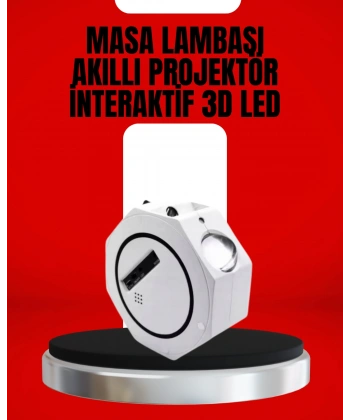 Taşınabilir 360° Ayarlanabilir Gökyüzü Projeksiyon Lambası