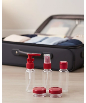 Taşınabilir 5 Parça Seyahat Kozmetik Dolum Seti 30 ml