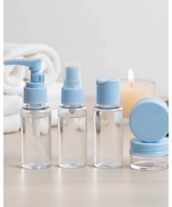 Taşınabilir 5 Parça Seyahat Kozmetik Seti 30 ml Sızdırmaz