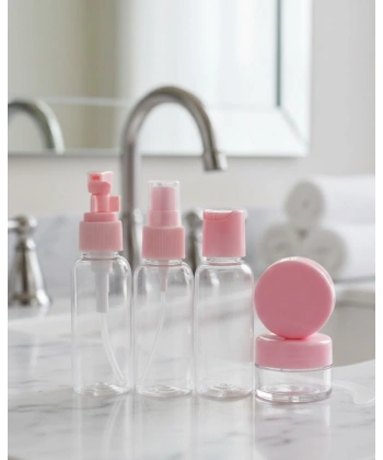 Taşınabilir 5’li Seyahat Kozmetik Şişe Seti 30 ml Sızdırmaz